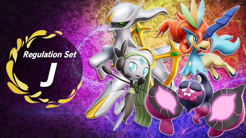 ⚠️ VGC REGULATION SET J ⚠️

The Regulation Set J details have been announced!

🗓️ Ranked Battles from 1 Sep 2025 to 5 Jan 2026
✅️ Up to 2 Restricted Pokémon, INCLUDING MYTHICAL Pokémon will be ELIGIBLE
🏆 The Video Game Championship will keep Regulation H until November 2025