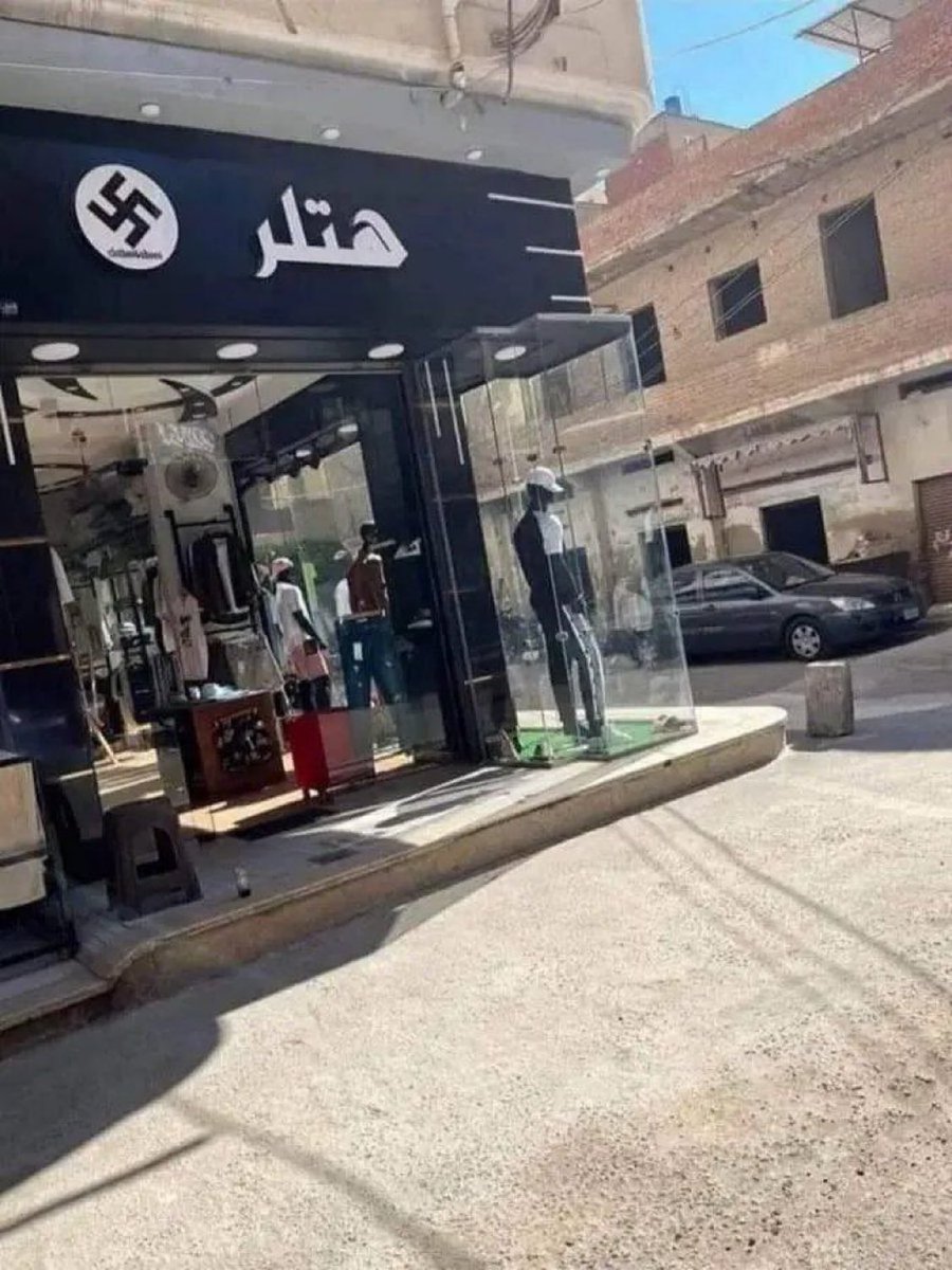 Hitler store in Algeria.

People don’t understand that in many Middle East countries, Nazism is part of society.