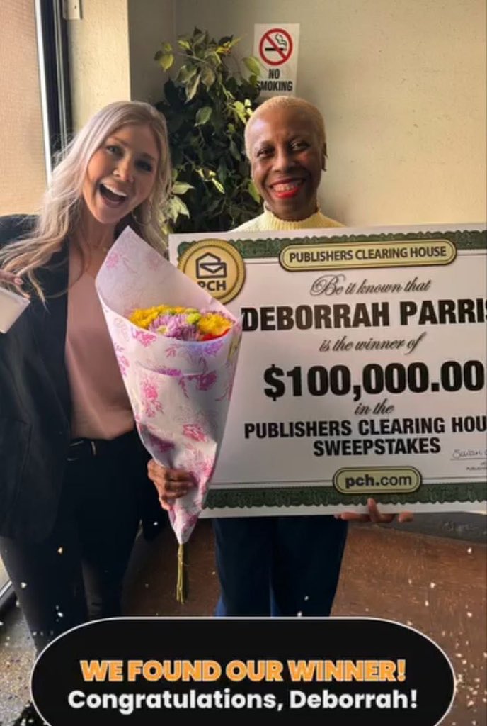 PublishersHC's tweet image. Congratulations 🎊 to you. And make sure you use your winning well and invest. Mrs. DEBORRAH PAREIS
