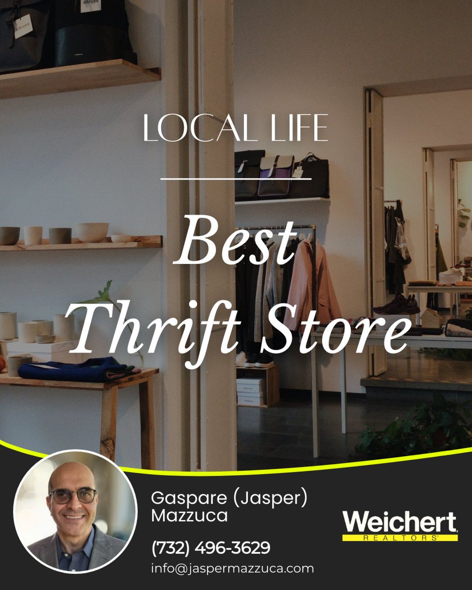 JasperMazzuca's tweet photo. 🛍️ Local Life Spotlight: Thrift Edition!
There’s nothing like the thrill of a great find—especially at your preferred local thrift store.
🧡 What’s your go-to thrift store in town? Drop your spot below and let’s share the local love!
#bayvillenj #barnegatnj #bricknj https://t.co/Cqv5IgFs9S