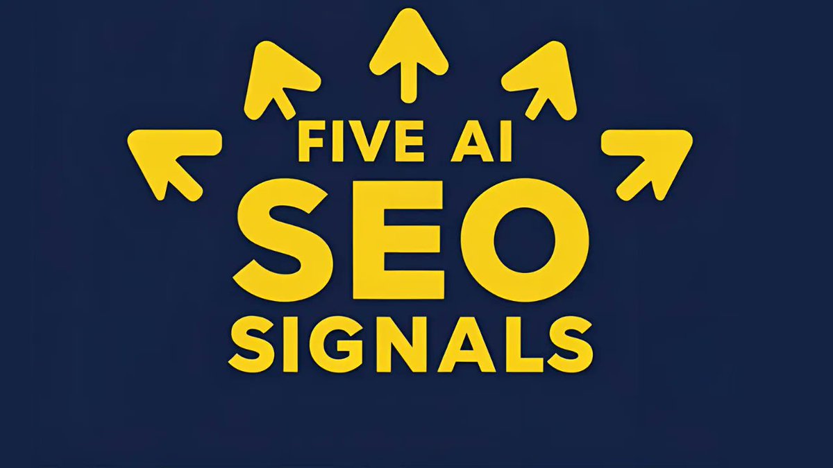 SEOLadyUK's tweet image. Five AI SEO Signals to instantly rank/distinguish your website from competitors who ChatGPT CTRL+V content.

🌶️I have developed a 32 red-hot base list of NLP/AI SEO signals.

Stop wasting time blogging because &quot;Something is better than nothing&quot; 

#aiseo #structureddata #red32