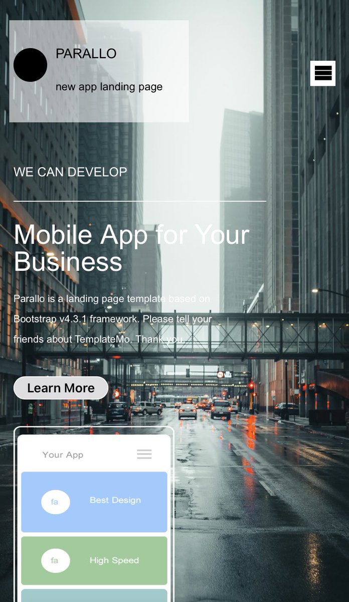 React website. I built it weeks ago tho. I’ve just not really had time to post. 
It’s a minimalistic website… I only just wanted to build a website with React.  

Consistency compound’s every single time. 

parallo-mobileapp-website.vercel.app