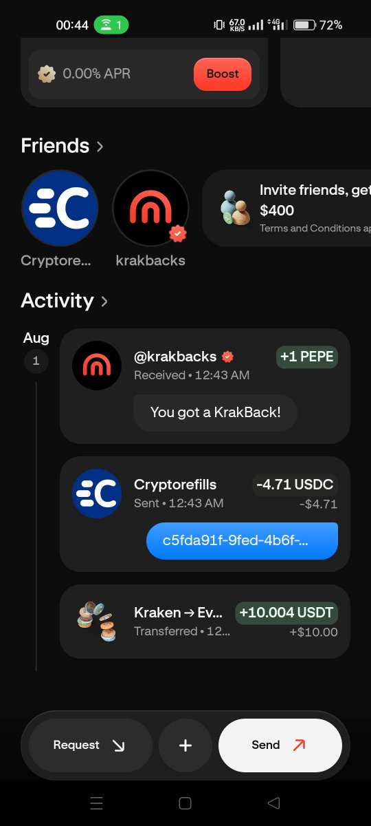 proxima.zk 🛸 (@milkygalxe) on Twitter photo <a href="/ANITAONINKCTO/">ANITA</a> <a href="/Krak/">Krak</a> <a href="/Cryptorefills/">Cryptorefills</a> I have just paid for a <a href="/Spotify/">Spotify</a> gift card from <a href="/Cryptorefills/">Cryptorefills</a> using <a href="/Krak/">Krak</a>
From $ANITA , with love 💜 <a href="/ANITAONINKCTO/">ANITA</a> <a href="/Krak/">Krak</a> <a href="/Cryptorefills/">Cryptorefills</a> I have just paid for a <a href="/Spotify/">Spotify</a> gift card from <a href="/Cryptorefills/">Cryptorefills</a> using <a href="/Krak/">Krak</a>
From $ANITA , with love 💜