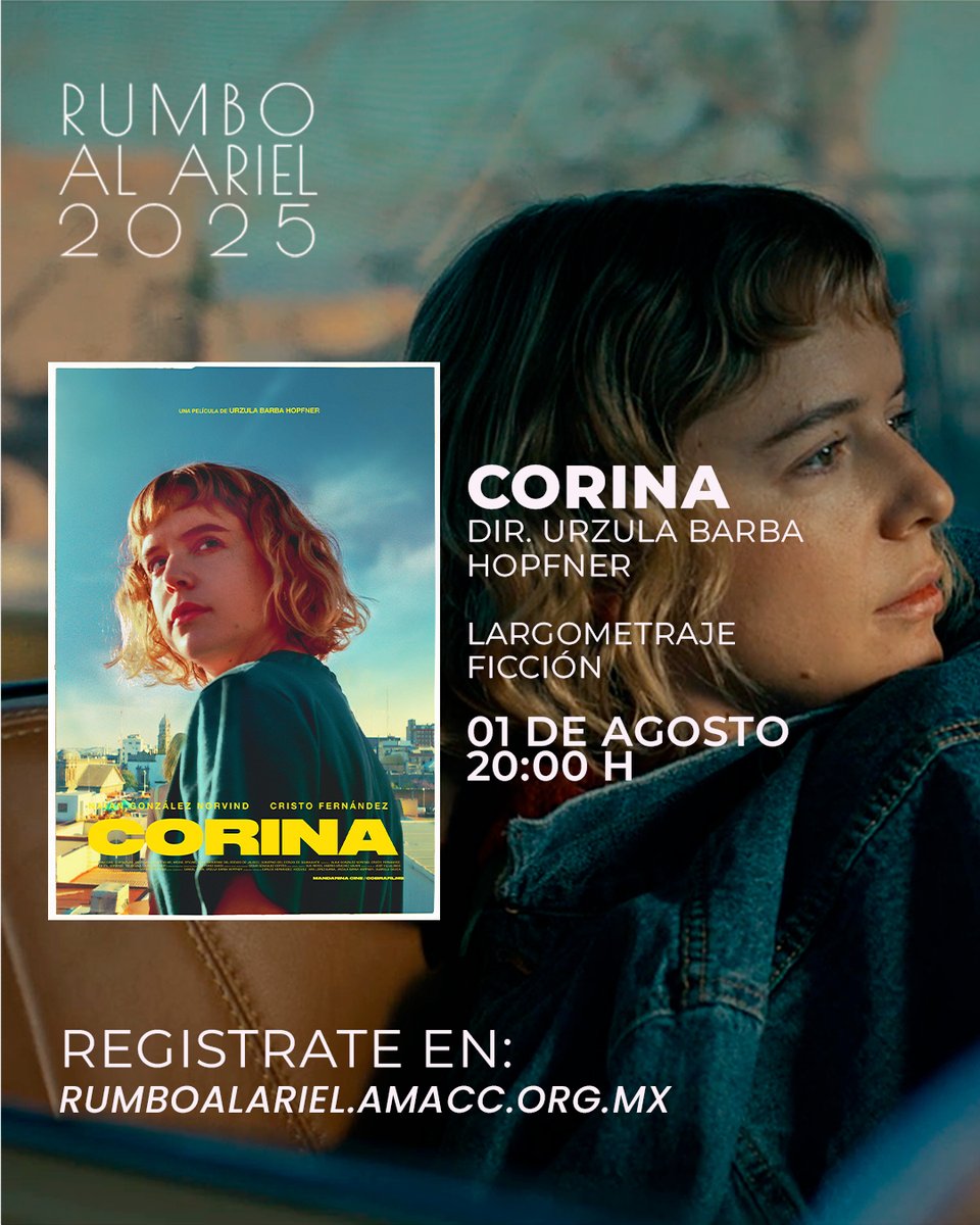 𝗖𝗮𝗿𝘁𝗲𝗹𝗲𝗿𝗮 𝗥𝘂𝗺𝗯𝗼 𝗮𝗹 𝗔𝗿𝗶𝗲𝗹, 𝗱𝗲𝗹 𝟭 𝗮𝗹 𝟯 𝗱𝗲 𝗮𝗴𝗼𝘀𝘁𝗼 
En este primer fin de semana de Rumbo al Ariel, disfruta de una selección especial de largometrajes de ficción y cortometrajes de animación y ficción.