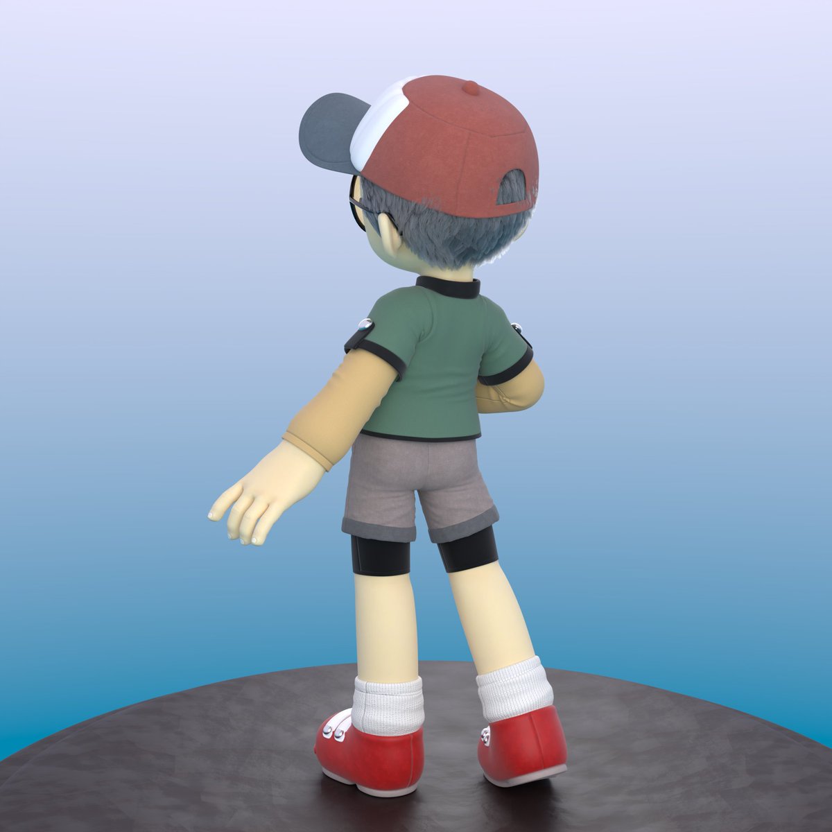 Tamao is done! Such a silly lil guy #Blender3d #AstroBoy #鉄腕アトム