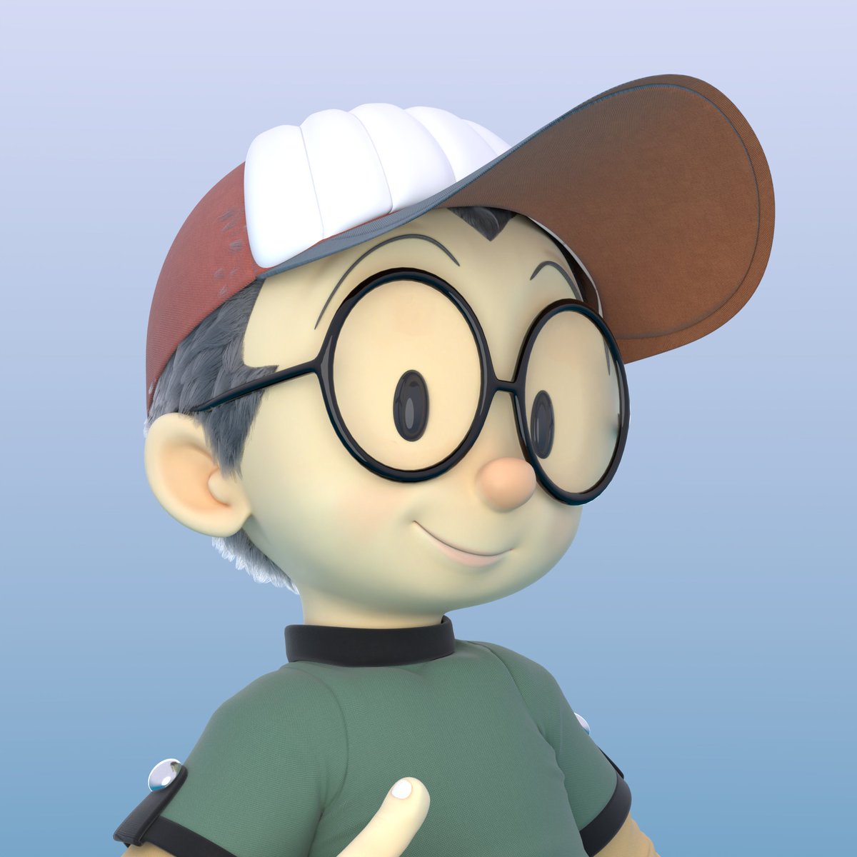 Tamao is done! Such a silly lil guy #Blender3d #AstroBoy #鉄腕アトム