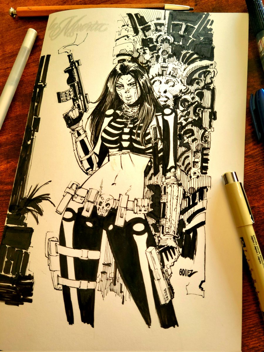 Stelae
Sketchcover of La Muerta from <a href="/thecoffincomics/">COFFIN COMICS</a>