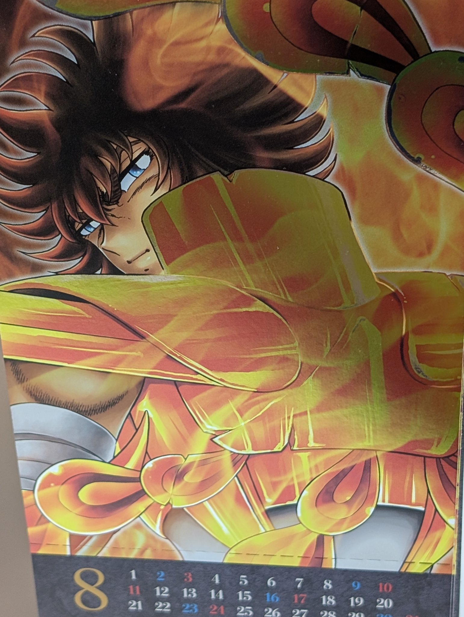 聖闘士星矢カレンダー2025 アクリッチブロック 聖闘士星矢カレンダー