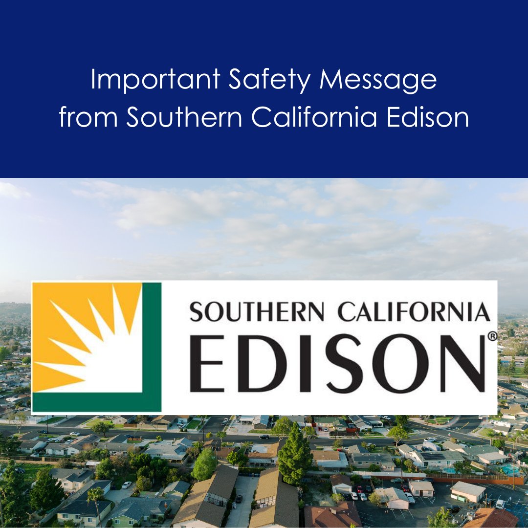 Shared from <a href="/SCE/">SCE</a>: As part of our wildfire prevention and mitigation program, over the next few weeks, SCE will be conducting inspections using drones and/or helicopters in Camarillo. The goal is to keep our communities safe by inspecting electrical equipment on poles and towers.