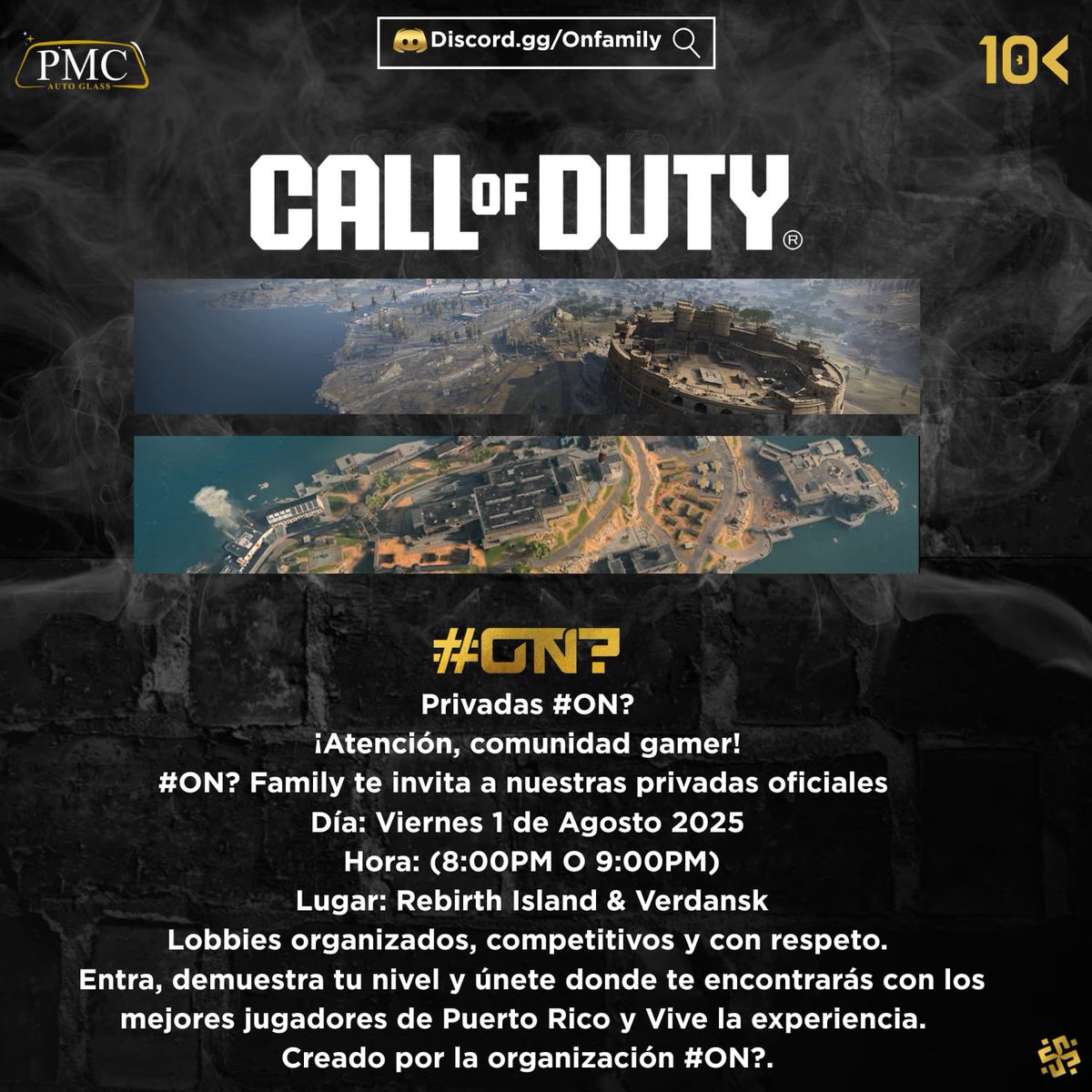 (OPAC)KentonGaming (@kenton_gaming) on Twitter photo 🚨#ON? x Kenton Privadas Rebirth🚨
🗓️|8/1/25
⏰|7pm est
🎟️|Free entry
🗒️|EWC RULES
🗺️|7/7 Maps
🙌🏼|3v3 custom
✍🏼Comment for a spot✍🏼
Come show <a href="/OnFamily_PR/">#ON? Family</a> what ur made off we looking for young talent‼️ 🚨#ON? x Kenton Privadas Rebirth🚨
🗓️|8/1/25
⏰|7pm est
🎟️|Free entry
🗒️|EWC RULES
🗺️|7/7 Maps
🙌🏼|3v3 custom
✍🏼Comment for a spot✍🏼
Come show <a href="/OnFamily_PR/">#ON? Family</a> what ur made off we looking for young talent‼️