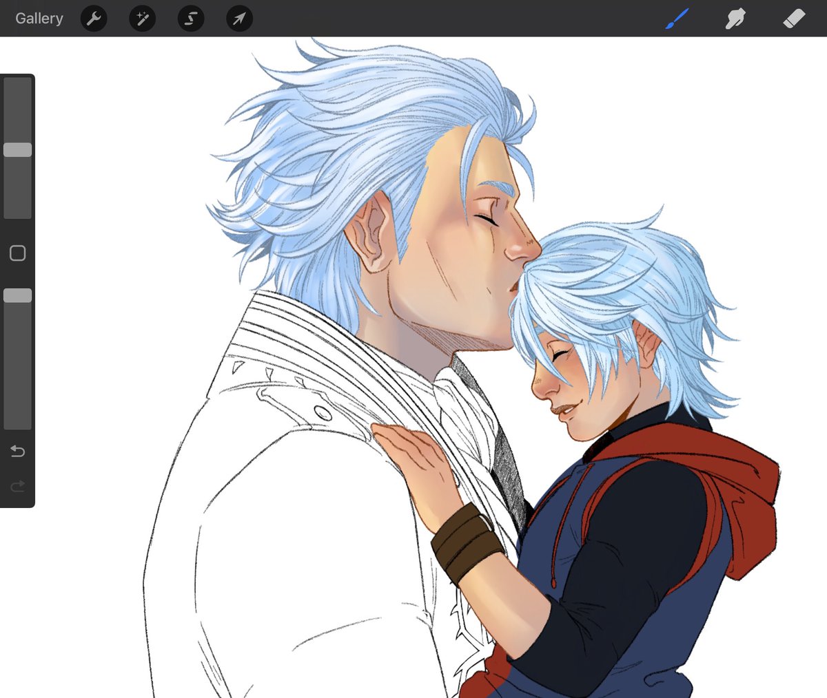 Keep forgetting to share this WIP here 😭 #DmC #Dadgil
#DevilMayCry