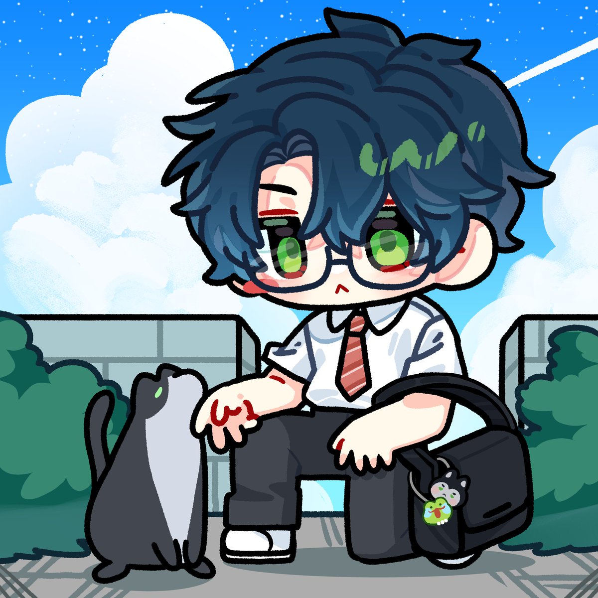 #요즘로봇그림
🐱