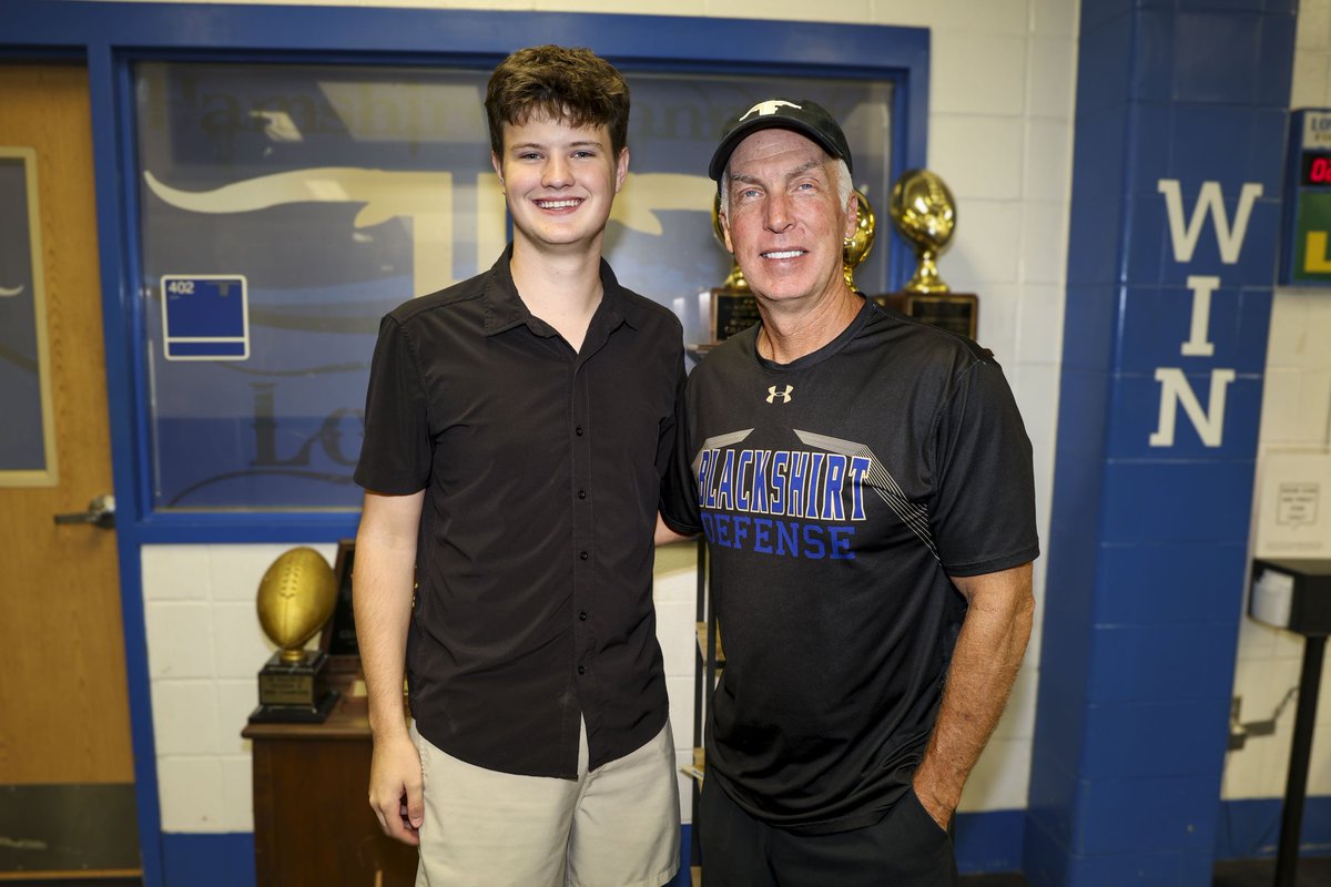 A big thank you to KFDM-6 News sports reporter Cam Sanderson for stopping by Hamshire-Fannett to visit with Head Football Coach Mark Waggoner for his 9-4A-DII preview segment.

The feature will air in just a few weeks as we count down to Week 1 of Longhorn football!
#txhsfb