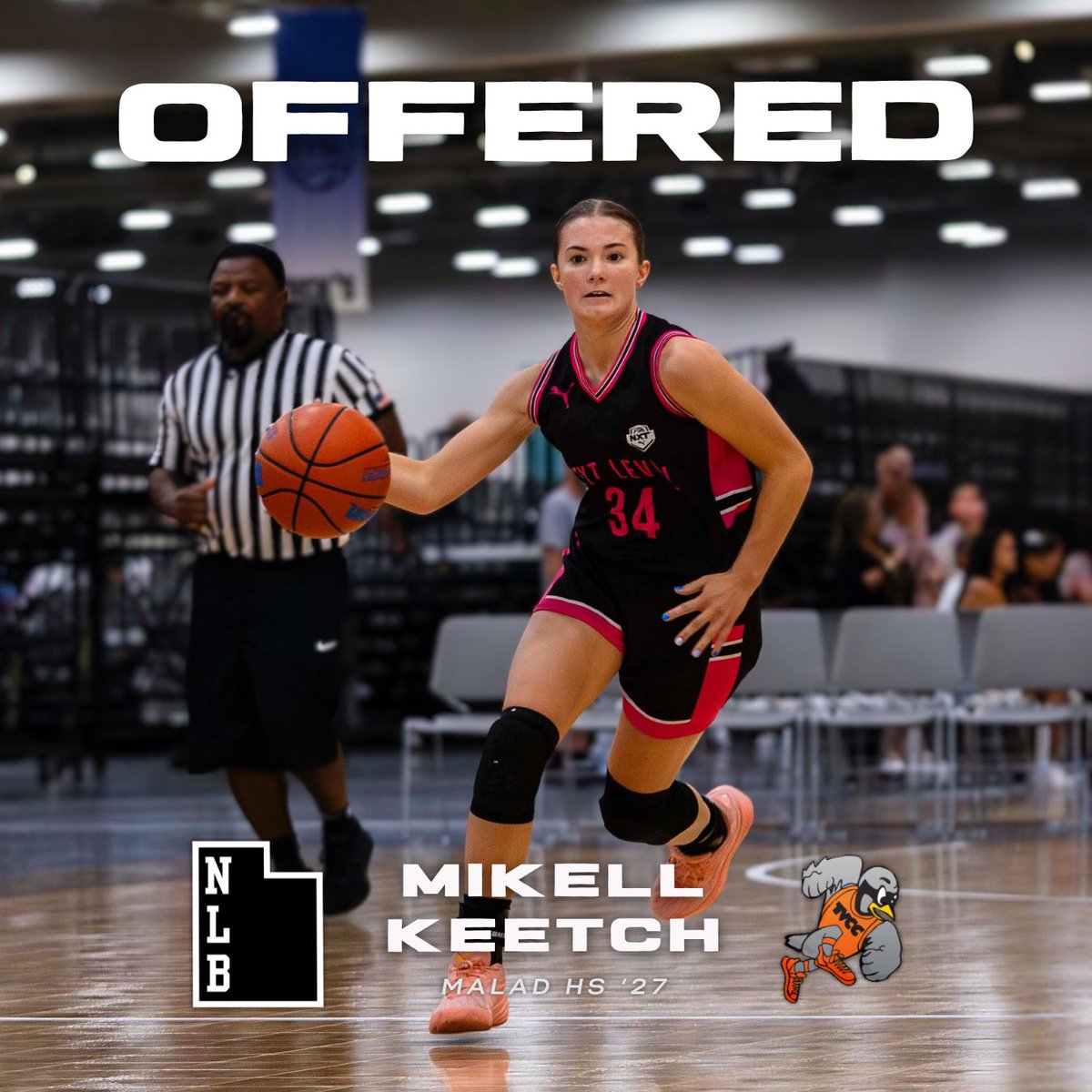 Utah Next Level Basketball (NLB) (@nextlevel435) on Twitter photo 🚨 OFFER ALERT! 🚨
<a href="/MikellKeetch/">Mikell Keetch</a> has received an offer from <a href="/tvccwbb/">Treasure Valley CC Women’s Basketball</a>
Keep Workin’! 🚨 OFFER ALERT! 🚨
<a href="/MikellKeetch/">Mikell Keetch</a> has received an offer from <a href="/tvccwbb/">Treasure Valley CC Women’s Basketball</a>
Keep Workin’!
