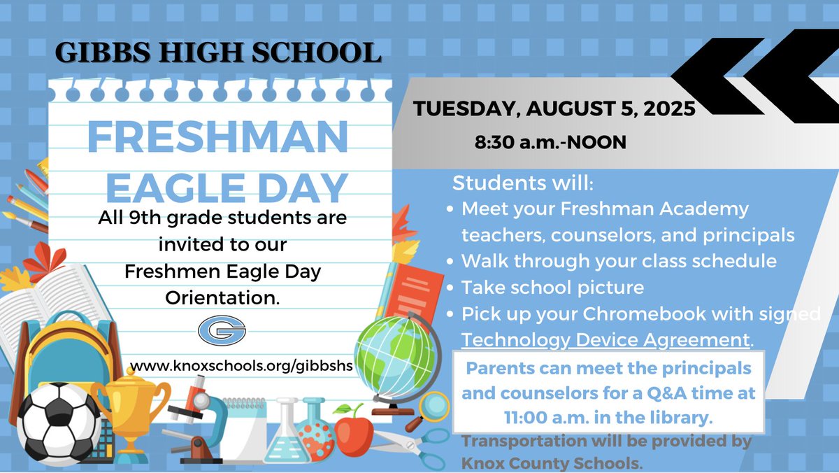 We're excited to welcome our freshmen on Tuesday!