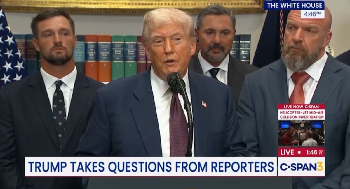 It was a great to represent the foreign media today at the White House and cover President Trump’s signing of the Executive Order to reinstate the Presidential Fitness Test, during an event that featured U.S. athletes. And ask the President a question on foreign policy.