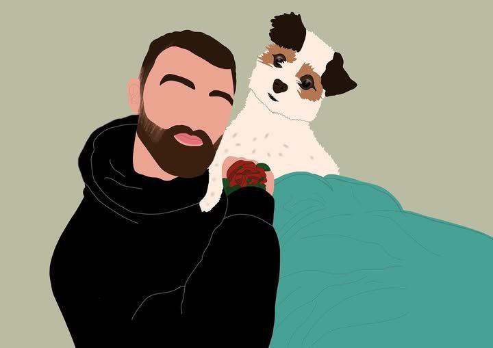 Eric &amp; his buddy, best friends for life ✨