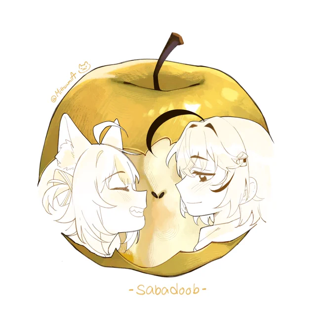 Apple trend #sabadoob #sabart #doobart