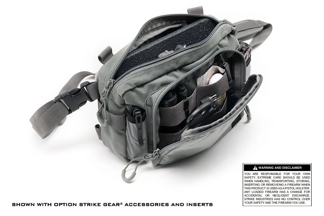 The Strike Gear: Boogeyman Chest Rig Bag is on sale! A multi-purpose, modular, EDC bag that can be shouldered or worn as a chest rig! Now for only $70 in black or field gray. (Multicam is $80)

strikeindustries.com/si-chestrig.ht…