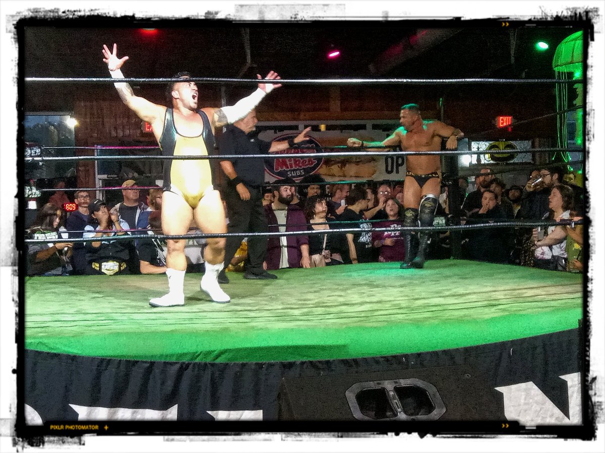 A CCPP (that's Crappy Cell Phone Photo)  from <a href="/WrestlingOpen/">Wrestling Open</a> tonight in Wooooster MA!