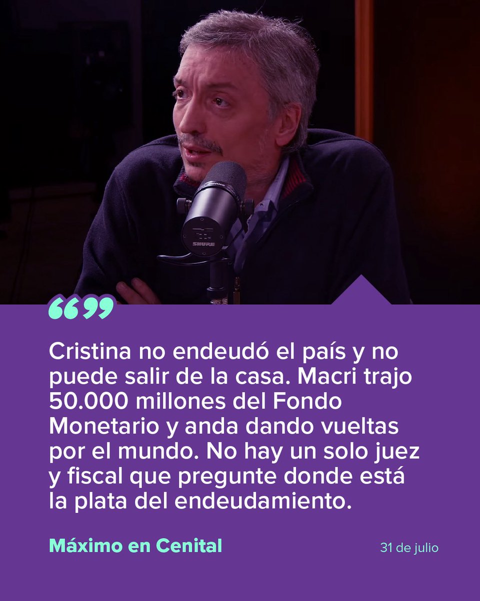» Máximo Kirchner en Cenital
