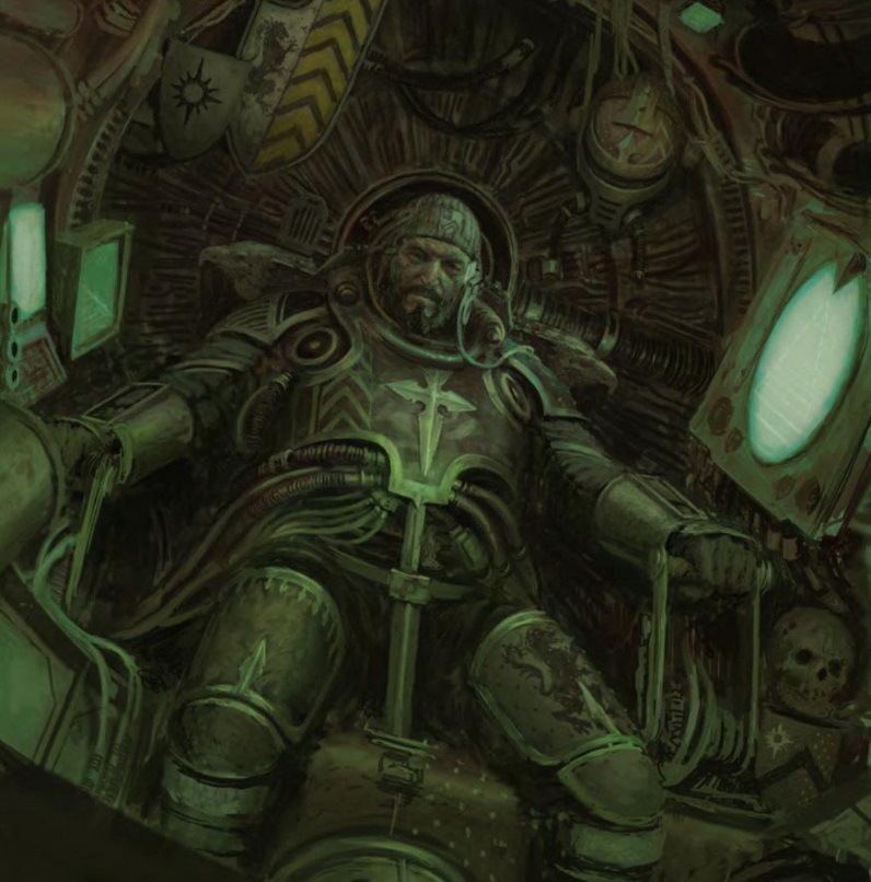 Imperial Knight Pilot Artwork by Phil Moss