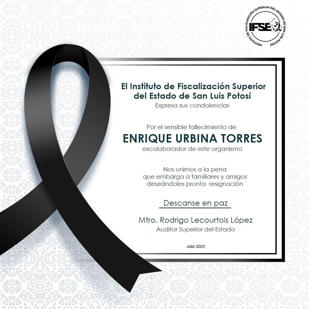 Descanso eterno para nuestro excolaborador, y pronta 🙏 resignación para su familia 🕊