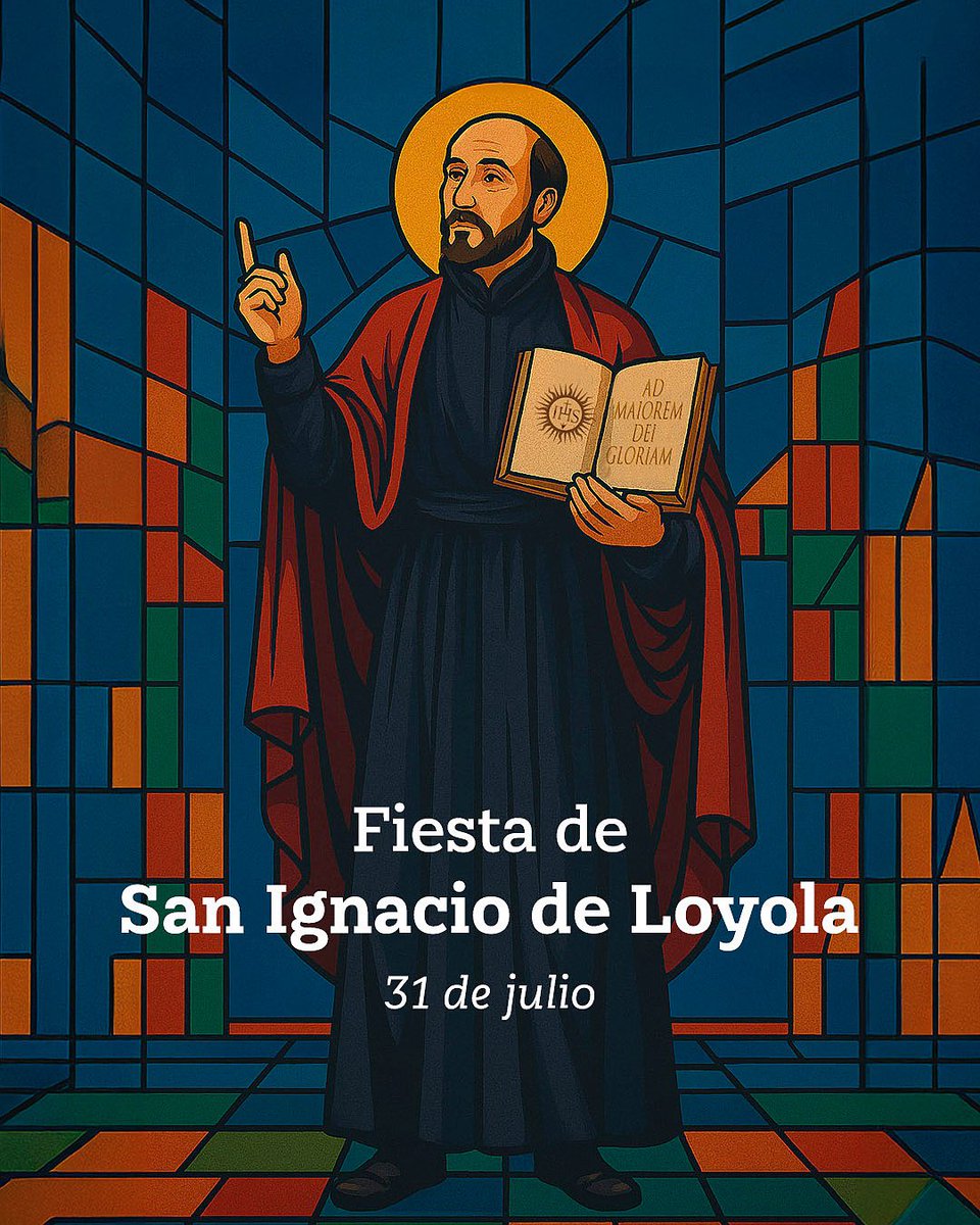 cui_iteso's tweet photo. ✨ Este 31 de julio celebramos la fiesta de San Ignacio de Loyola ✨
Fundador de la Compañía de Jesús e inspiración de nuestra misión universitaria, Ignacio nos invita a buscar a Dios en todas las cosas, a servir con profundidad y a transformar el mundo con justicia y compasión. https://t.co/4RRmWAGoSV