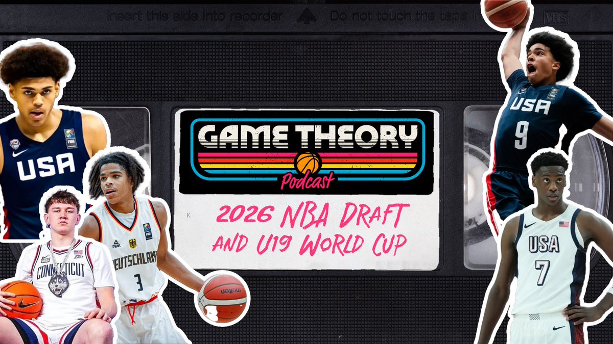 Game Theory w/ Sam Vecenie (@gametheorysamv) on Twitter photo 🚨GAME THEORY LIVE🚨
<a href="/Sam_Vecenie/">Sam Vecenie</a> is joined by <a href="/AdamFinkelstein/">Adam Finkelstein</a> of <a href="/247Sports/">247Sports</a> is joined by Adam Finkelstein - Director of Scouting at 24/7 Sports - for a discussion of the U19 World Cup and an early look ahead to the 2026 NBA Draft Class!
TUNE IN LIVE: youtube.com/live/MGCe2e3Y1… 🚨GAME THEORY LIVE🚨
<a href="/Sam_Vecenie/">Sam Vecenie</a> is joined by <a href="/AdamFinkelstein/">Adam Finkelstein</a> of <a href="/247Sports/">247Sports</a> is joined by Adam Finkelstein - Director of Scouting at 24/7 Sports - for a discussion of the U19 World Cup and an early look ahead to the 2026 NBA Draft Class!
TUNE IN LIVE: youtube.com/live/MGCe2e3Y1…