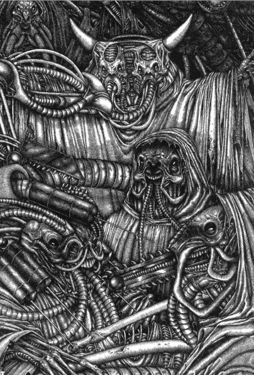 Rogue Trader Rulebook Oldhammer Art by Will Rees