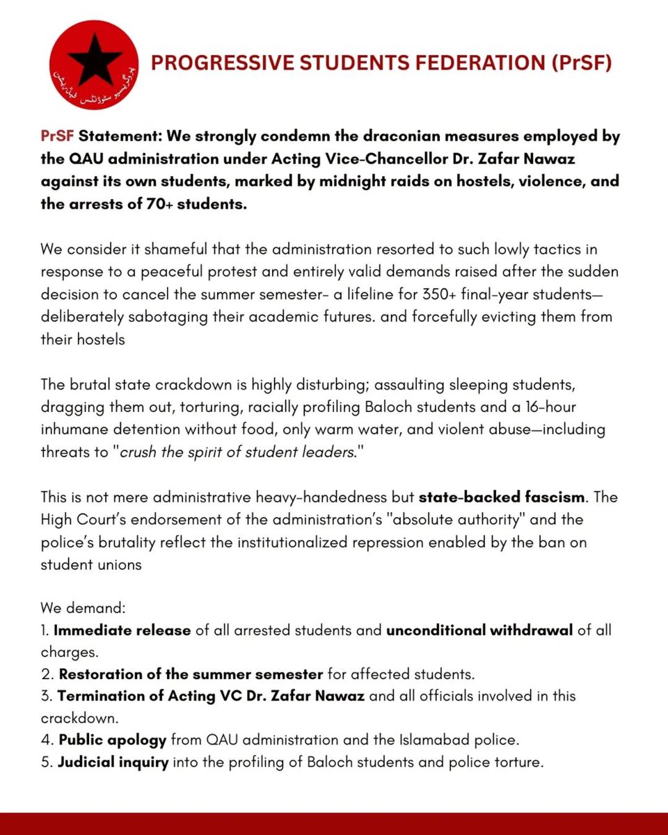 Progressive Students Fed - Sindh (@sindhstudents) on Twitter photo 