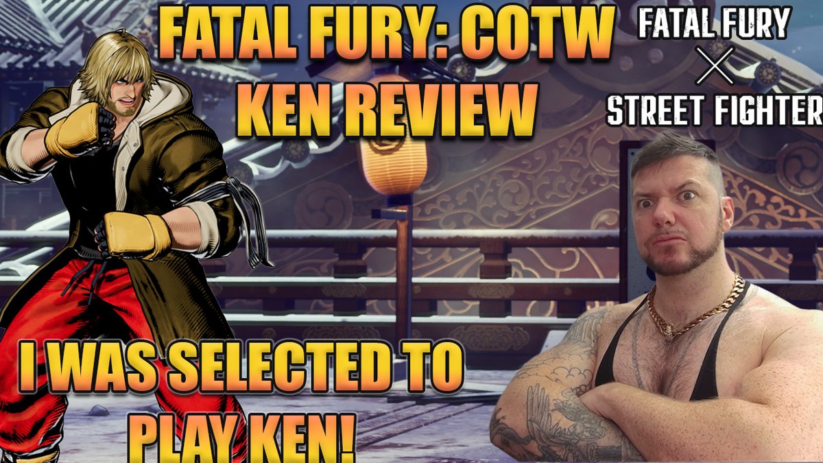 I got to play ken early! He is so sick, check it out here youtu.be/5PcQMkqz7vk