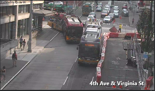 Va chạm tại 3rd Ave & Virginia St, chặn tất cả