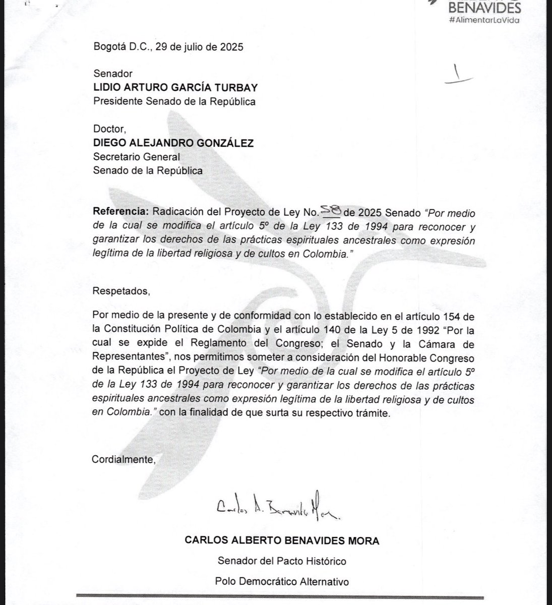 Desde el Concejo alzamos la voz:

📜 Proyecto 057: permite al Estado intervenir en asuntos de fe.

📜 Proyecto 058: promueve prácticas espirituales sin límites, puede llegar a la legalización de la brujería, satanismo y chamanismo.

Estamos avisados van por la Fe.