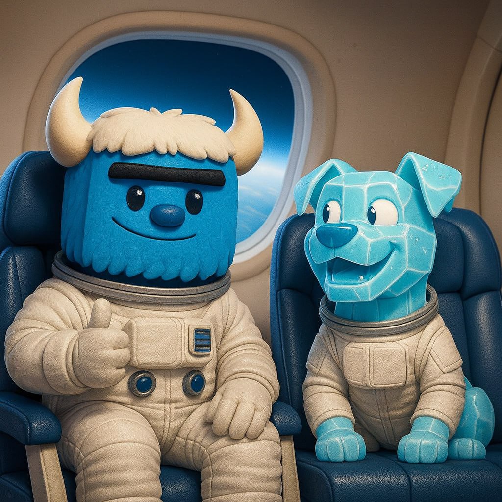 $FROST and Billy on their way to the moon after a successful take off 🚀

Chillin in zero gravity before the next ATH!