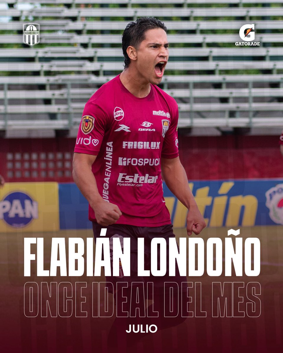 El “𝑪𝒆𝒓𝒆𝒃𝒓𝒐” y el “𝑲𝒊𝒍𝒍𝒆𝒓” del granate en el cuadro de honor de julio 🤩

¡Felicidades, Gustavo González y Flabián Londoño! 🔥⚔️😎

#MásGranate 🔝
#CaraboboEsGranate 🇱🇻
