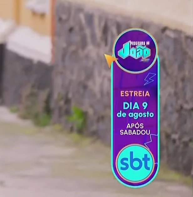 Raposa_SBTista's tweet image. 🚨 AGORA: &apos;Bumper&apos; inédito divulgando a estreia do #ProgramaDoJoão , no Dia 9 de Agosto após o #SabadouComVirginia

#AsFilhasDaSenhoraGarcia