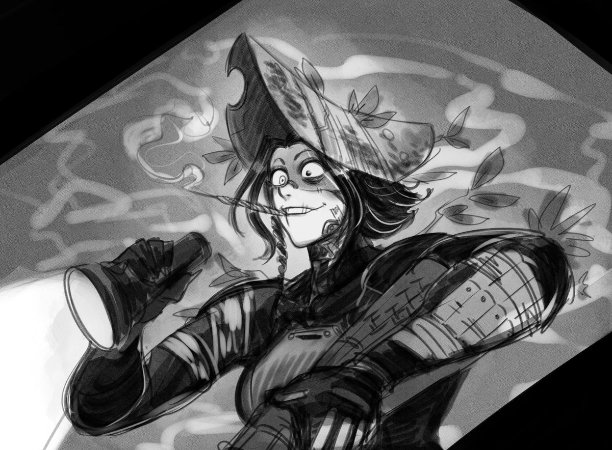 Maybe i should return to my signalis phase for a refreshment.

(Featuring the Defects. Two love birds and their protective crazy weed auntie.)