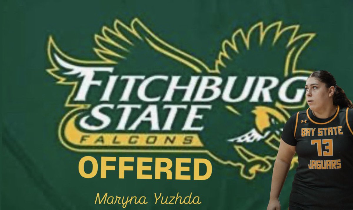 Congratulations to Bay State Jag 🐆 <a href="/MarynaYuzhda/">Maryna Yuzhda</a> on receiving an offer from <a href="/FSU_FalconsWBB/">Fitchburg State WBB</a> ‼️