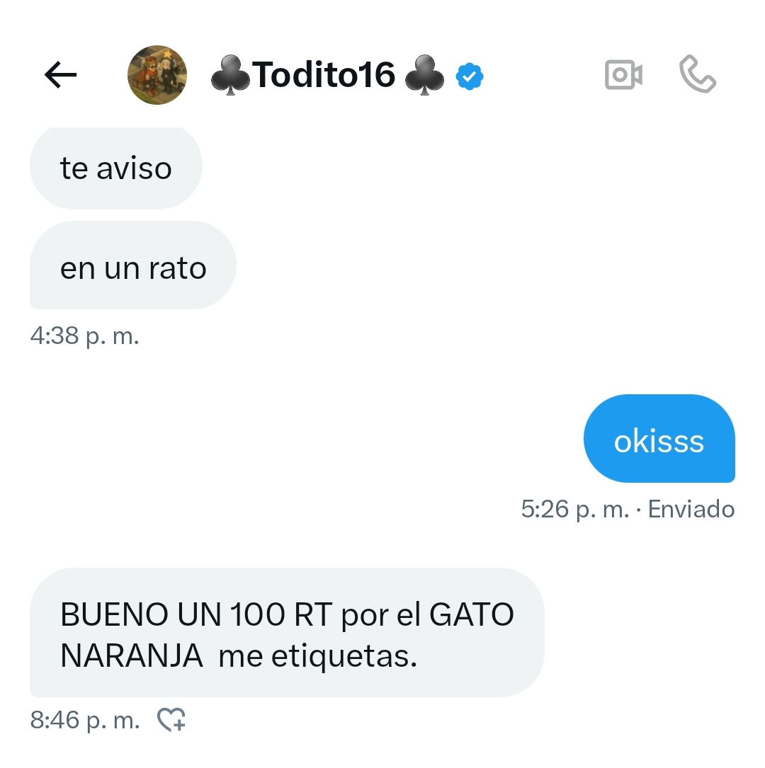 💌 (@cxteaf) on Twitter photo <a href="/HB_Todito16/">♣Todito16 ♣</a> ME RETÓ POR UN GATO NARANJA 🥺🤞🏻 ayudenme, necesito 100RT
hoy por mí, mañana por ti 💖 <a href="/HB_Todito16/">♣Todito16 ♣</a> ME RETÓ POR UN GATO NARANJA 🥺🤞🏻 ayudenme, necesito 100RT
hoy por mí, mañana por ti 💖