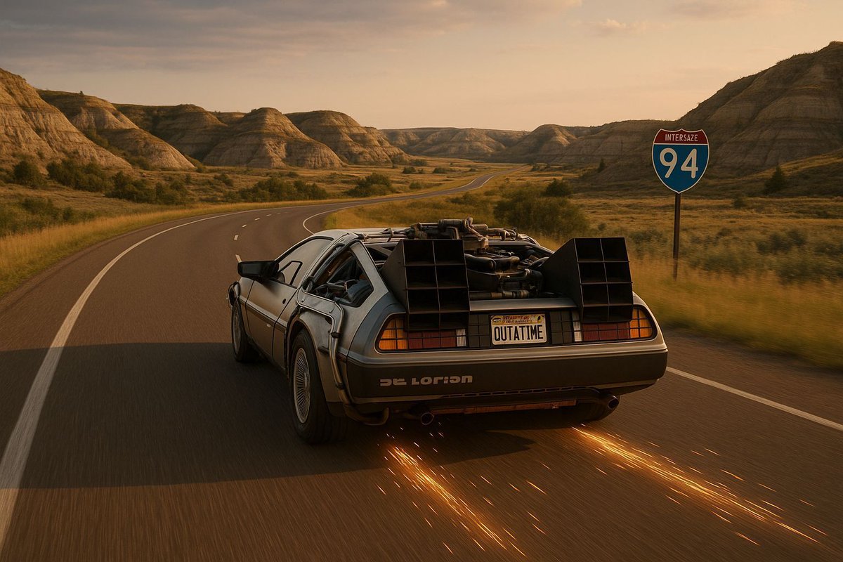 As of August 1st, the speed limit on ND interstate systems is now 80 MPH. We can’t help but notice how critically close that is to the necessary 88 MPH to activate a flux capacitor. We implore everyone to obey the new speed limit to avoid inadvertent time travel!