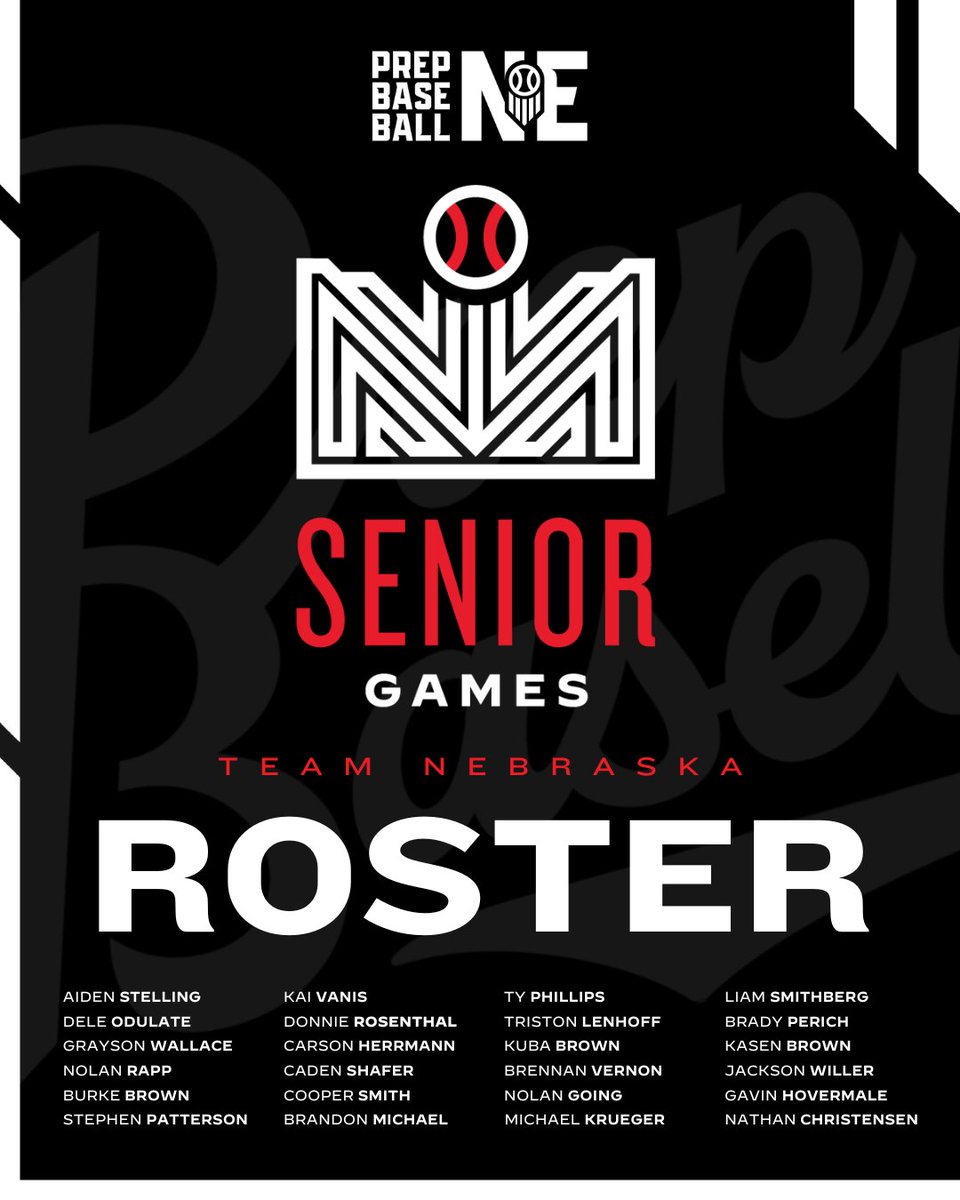 Prep Baseball Nebraska (@prepbaseballne) on Twitter photo ๐๐ฎ๐ฉ๐๐ซ ๐๐๐ง๐ข๐จ๐ซ ๐๐๐ฆ๐๐ฌ: ๐๐๐๐ฆ ๐๐๐๐ซ๐๐ฌ๐ค๐
The Central Region's best uncommitted 2026s are heading to Kansas City to show off and show out.
Check out who #TeamNebraska๐ด is bringing to KC.
๐ต๐๐๐ ๐๐๐๐๐๐ & ๐๐๐๐๐๐๐๐ โก๏ธ loom.ly/-kgjvqs ๐๐ฎ๐ฉ๐๐ซ ๐๐๐ง๐ข๐จ๐ซ ๐๐๐ฆ๐๐ฌ: ๐๐๐๐ฆ ๐๐๐๐ซ๐๐ฌ๐ค๐
The Central Region's best uncommitted 2026s are heading to Kansas City to show off and show out.
Check out who #TeamNebraska๐ด is bringing to KC.
๐ต๐๐๐ ๐๐๐๐๐๐ & ๐๐๐๐๐๐๐๐ โก๏ธ loom.ly/-kgjvqs