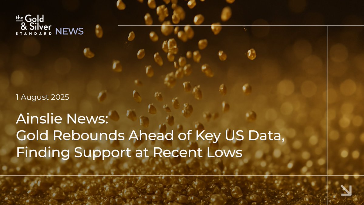 Gold found its footing overnight, bouncing back from July lows to trade around US$3,296, up 0.61% on the day. 

Read the full article here: ainslie.to/40NHAYG