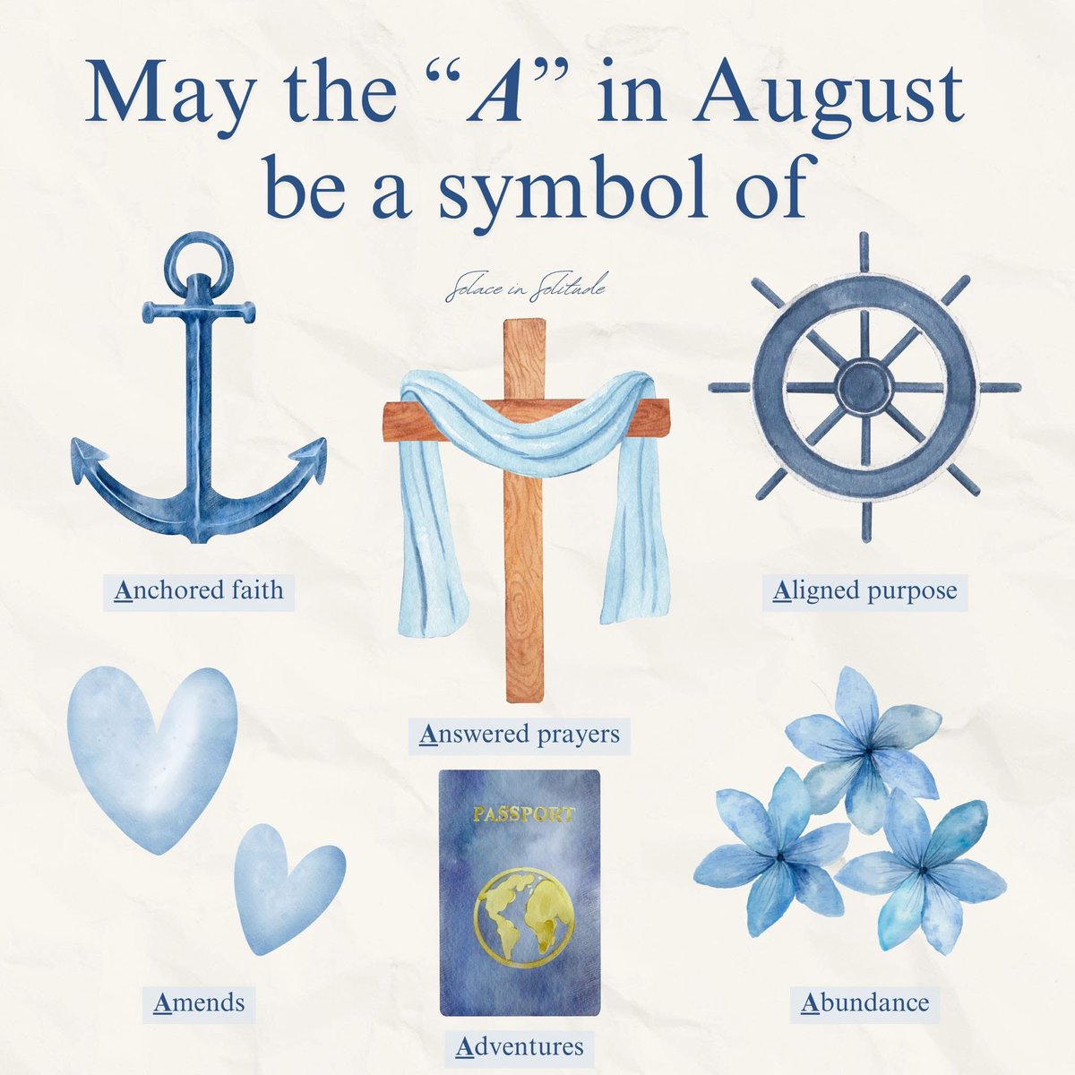 🍀 Happy 1st of August, friends!

May this new month symbolize new beginnings that are powered with faith, trust, and belief that we are worthy of every great things that make our hearts smile. ❤️‍🩹 Let’s continue to live for the hope of it all and attract nothing but blessings! 🌸