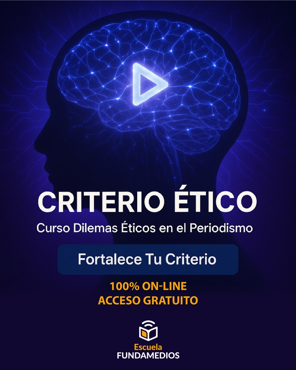 🔍 ¿Tienes criterios claros para actuar en situaciones límite?
 ¿Sientes que la ética periodística es un terreno incierto?

Este curso gratuito te permite fortalecer tu criterio ante dilemas reales y responder con integridad profesional.

✔️ Aprende a tomar decisiones éticas