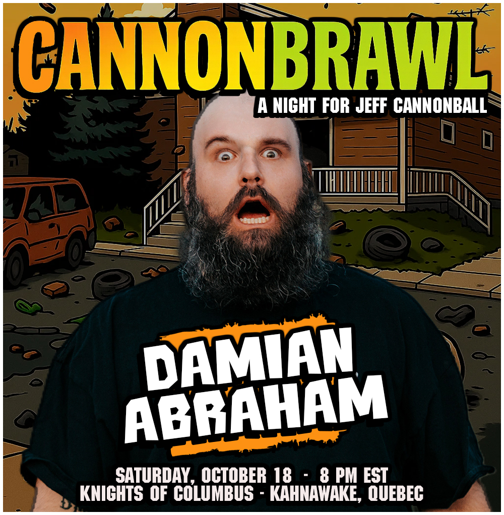 !! CANNONBRAWL NEWS !!       

This is one I've wanted to announce for a bit. You may know him as the singer from Canadian punk band FUCKED UP. Or as the host of Vice's "The Wrestlers" series. Or as the host of the popular "Turned Out a Punk" podcast. Or even as the guy who made