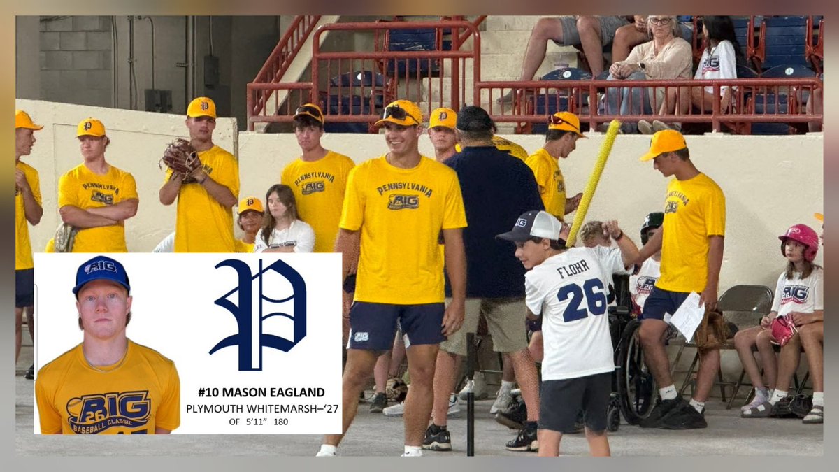 PWHSBaseball (@pwhsbaseball) on Twitter photo All the best this weekend to Mason Eagland '27 as he represents Team PA in the <a href="/Big26Baseball/">Big 26 Baseball Classic®</a>
Tonight Mason participated in the Big 26 Buddy Program. This program connects athletes with special needs and all-star players representing their state in the Big 26 event. All the best this weekend to Mason Eagland '27 as he represents Team PA in the <a href="/Big26Baseball/">Big 26 Baseball Classic®</a>
Tonight Mason participated in the Big 26 Buddy Program. This program connects athletes with special needs and all-star players representing their state in the Big 26 event.