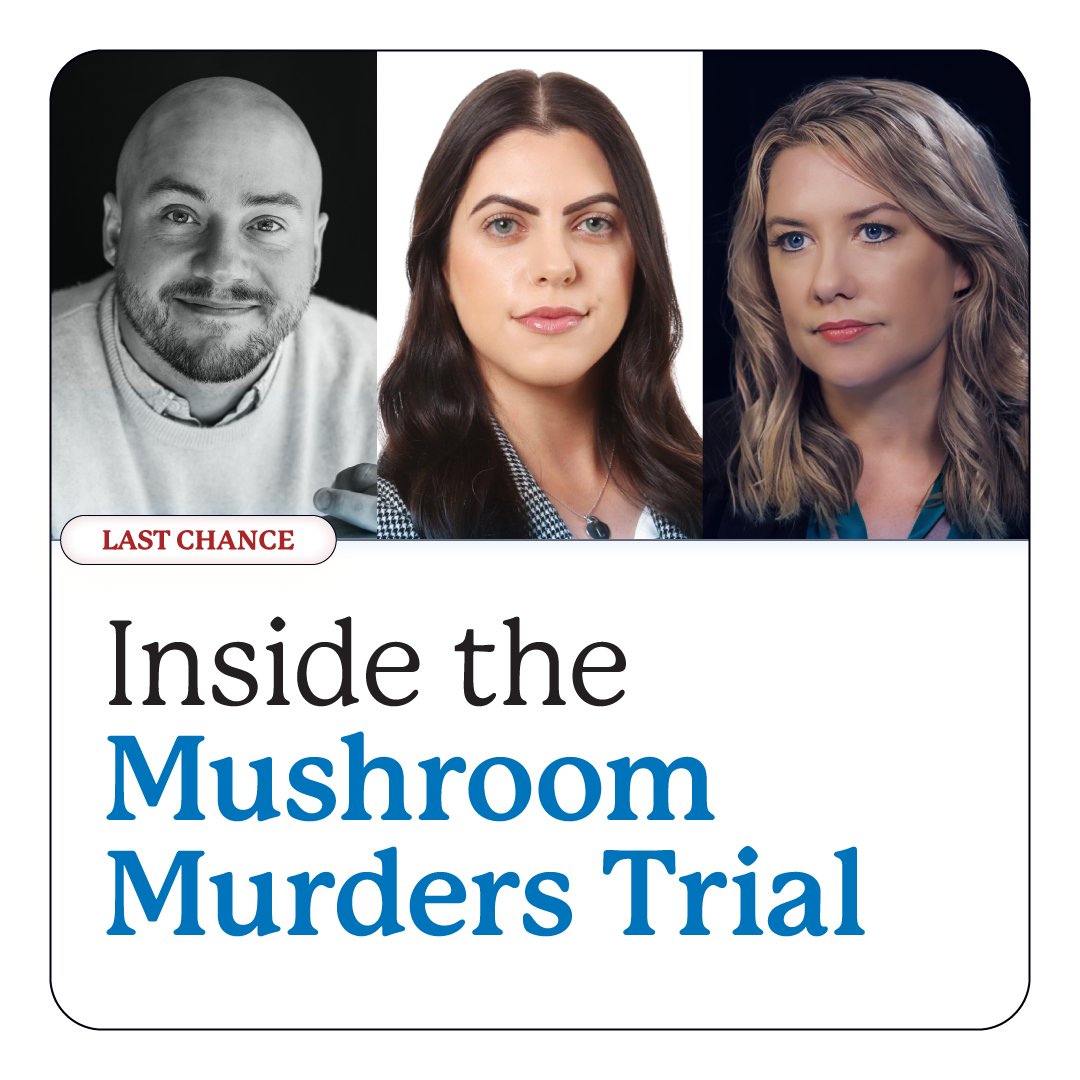 Tuesday: Inside the Mushroom Murders Trial

For almost three months, we followed every moment of Erin Patterson’s trial. Now hear from journalists who were there.

Find out about our panel and book: melbournepressclub.com/article/inside…