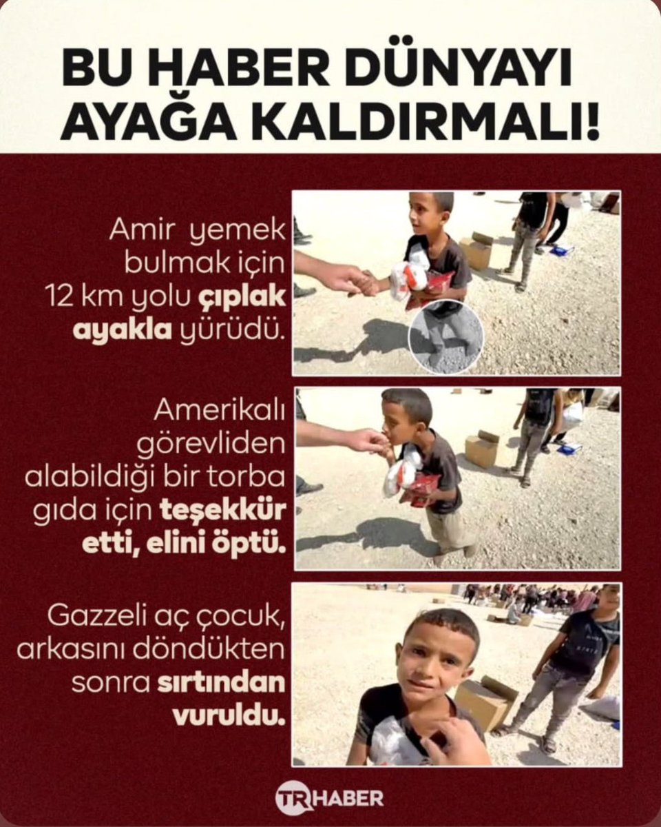 #GazzeAçlıktanÖlüyor #GazzeİçinHareketeGeç #Filistin
