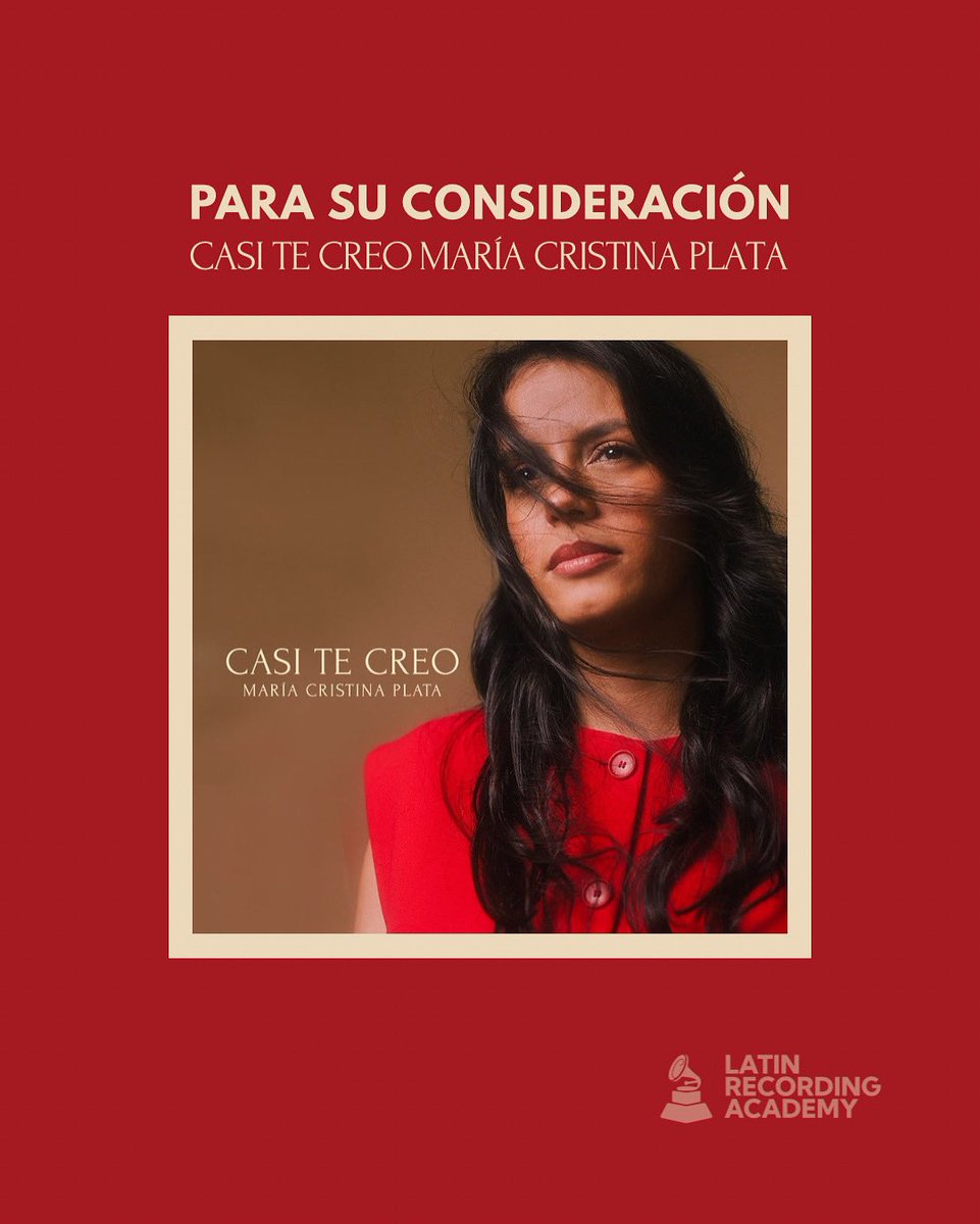 ❤‍🔥 For your Latin Grammy Consideration

Casi Te Creo es uno de mis álbumes más queridos y honestos. Una honra a la música latinoamericana a la raíz, a lo que nos representa.